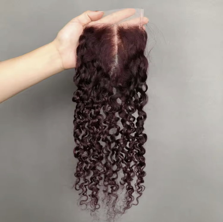 Best Quality Wholesale Free Shipping Pixie Curl 4*4 Lace Closure Factory Unprocessed Human Hair